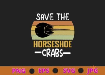 Save the Horseshoe Crab retro Tye Dye Horseshoe mom T-shirt design svg, Horseshoe Crabs, spirit animal, Tye Dye, funny, sea animals ,T-shirt design vector