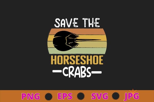 Save the horseshoe crab retro tye dye horseshoe mom t-shirt design svg, horseshoe crabs, spirit animal, tye dye, funny, sea animals ,t-shirt design vector
