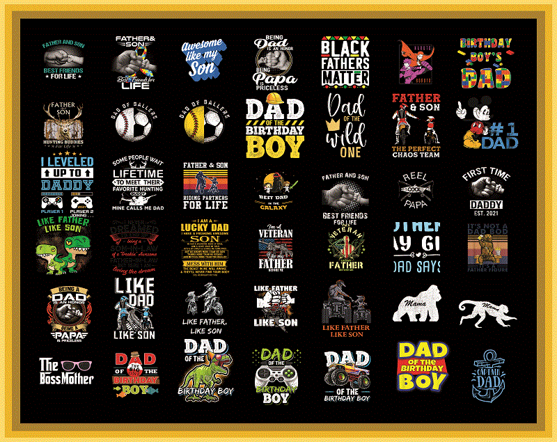 100 Designs Father’s Day Png Bundle, Father And Son Png, Daddy And Son Png, Happy Fathers Day, Father Design, Like Father Like Son Png 1020976921