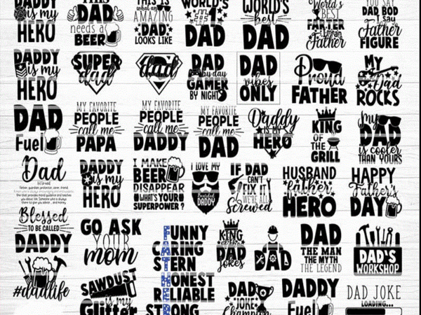 Combo 900+ dad svg, father’s day svg, dad and son, firefighter dad png, daddy svg, papa svg, funny dad quotes svg, best dad by par png cb772364850 t shirt vector file