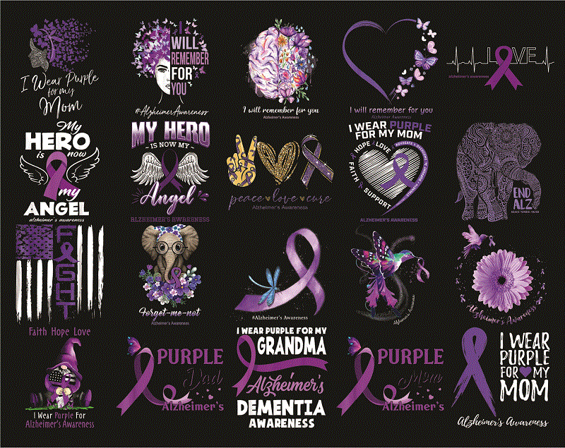 43 Alzheimer Awareness Png, Awareness Elephant Purple Png, I Will Remeber For You Png, Foget Me Not Png, Alzheimers Warrior, Alzheimers Png 1012552798