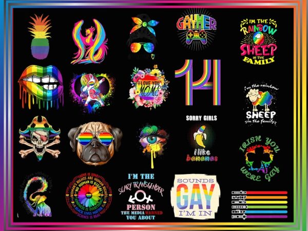 Combo 1000+ lgbt pride bundle, gay flag png, lgbt png, rainbow png, be proud be fabulous png, lgbt awareness, pride parade, digital download cb1002265288 t shirt vector file