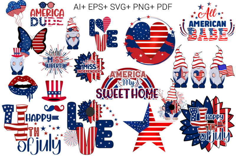 4th of July Bundle Design