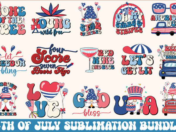 4th of july sublimation bundle