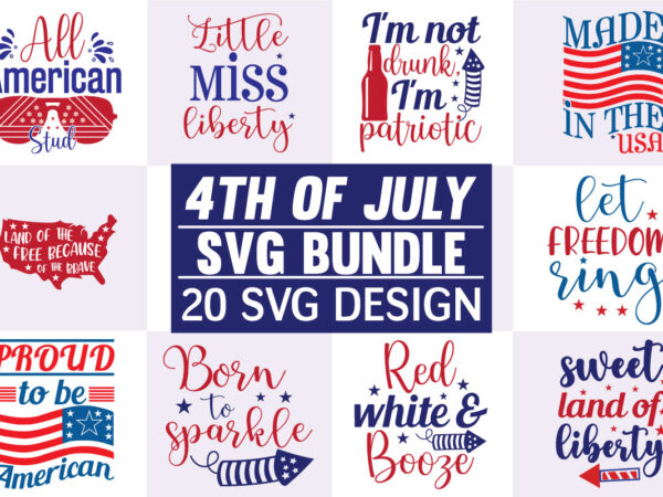 4th of july svg bundle t shirt illustration