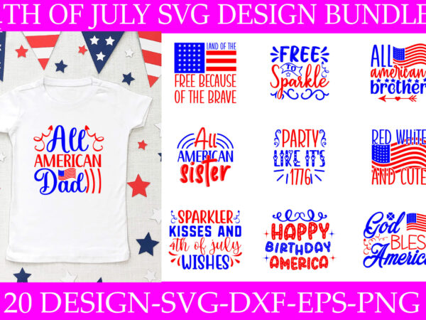 4th of july svg bundle