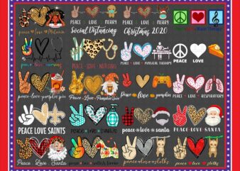 150+ Peace Love Bundle png Designs, peace love christmas , peace love everything , digital png download , PNG printable , PNG sublimation 1011238868