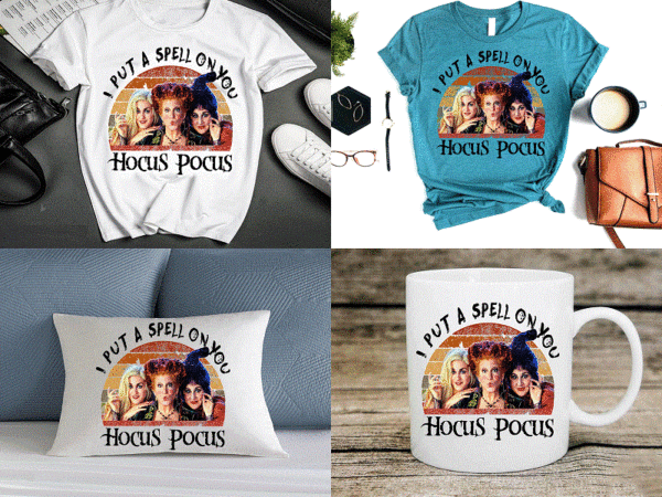 Bundle 5 designs hocus pocus png, hocus pocus halloween, sanderson sisters, hocus pocus characters, sublimation design png, digital download cb1050512221