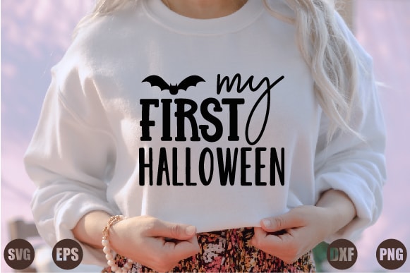My first halloween t shirt designs for sale