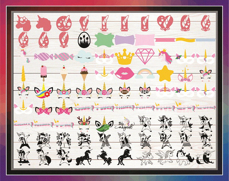 500+ Unicorn Bundle SVG, Bundle SVG, Unicorn Horn, Unicorn Clipart, Unicorn Face svg, Unicorn svg File, Unicorn Digital, Digital File 976625384