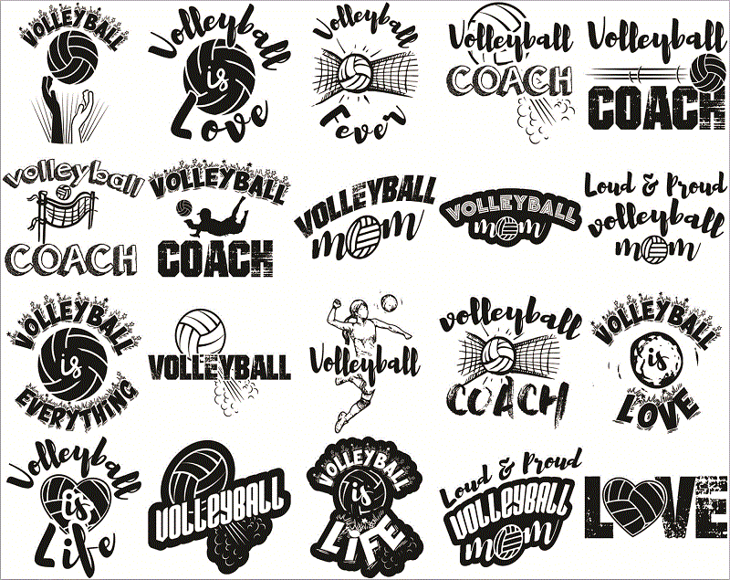 Bundle 97 Volleyball Quotes SVG / PNG, Volleyball Life Bunlde, Volleyball Athlele Ai, Sport Svg, Instant Download 1017563990