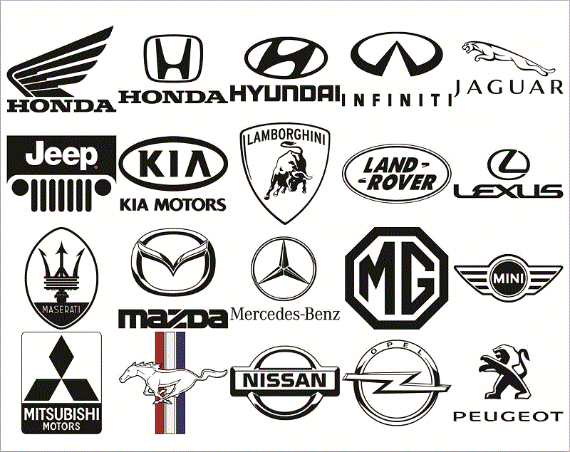 Bundle Car Logo svg big, Car Logo png, Car Decal svg png, Auto Sticker ...