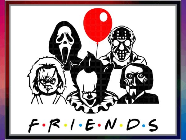Bundle 6 designs horror killers png, horror characters friends png, friends, horror friends png,horror movie characters,halloween friend png 857753560
