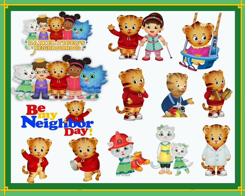 48 Daniel Tiger Neighborhood PNG, Daniel Tiger Neighborhood Clip art, Daniel Tiger Neighborhood images, Daniel Tiger PNG, Instant Download 985023542