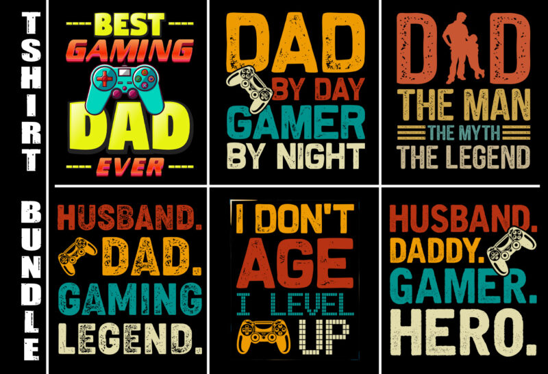 Father’s Day T-Shirt Design Bundle