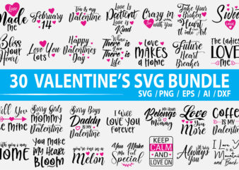 Valentines SVG Bundle