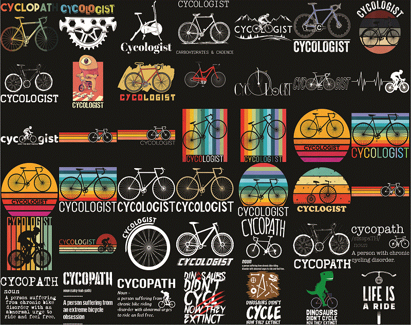 Bicycling PNG Bundle, Cycologist Bicycle Png, Funny Bicycle Png, Bike Gift, Bike Vintage Png, Cycologist Retro Gifts, Digital Download 1008414610