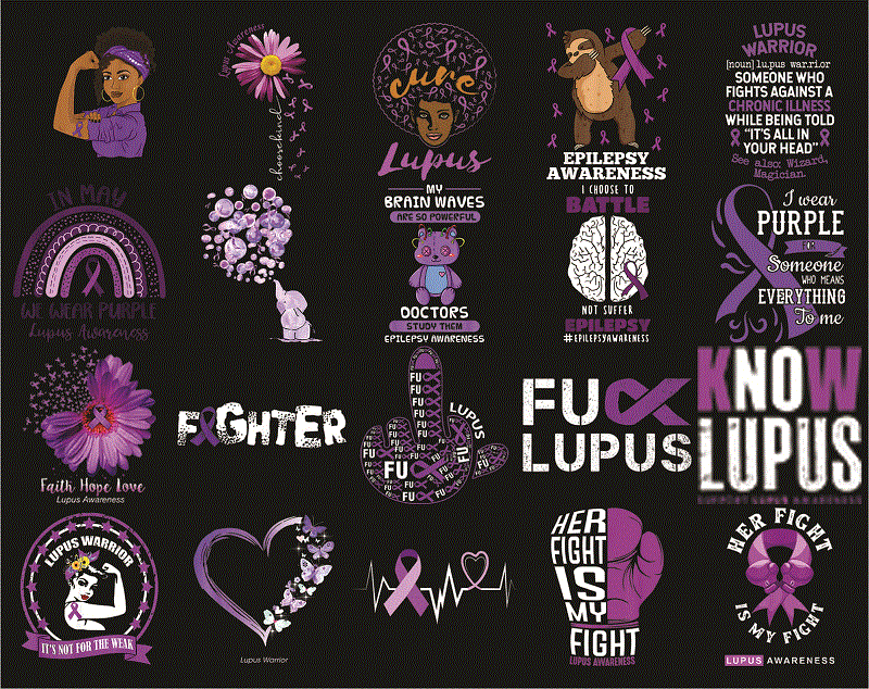 90 Lupus Awareness png Bundle, Lupus Digital png, Warrio lupus awareness Png, In May We Wear Purple Png, Commercial Use, Digital Download 1014919035