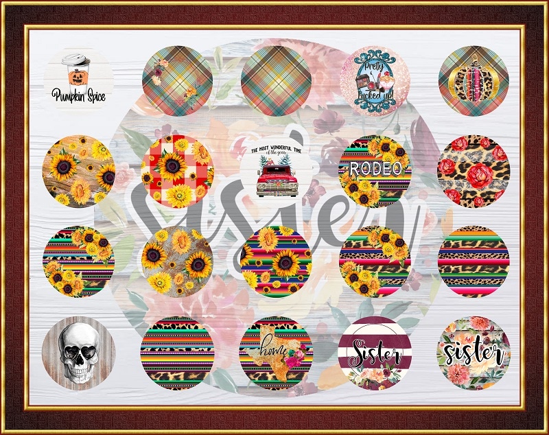 Combo 115+ Car Coaster PNG Bundle, Huge Car Coaster Templates Designs, Sunflower Cheetah PNG, Clip Art Designs, Instant Digital Download 723275105