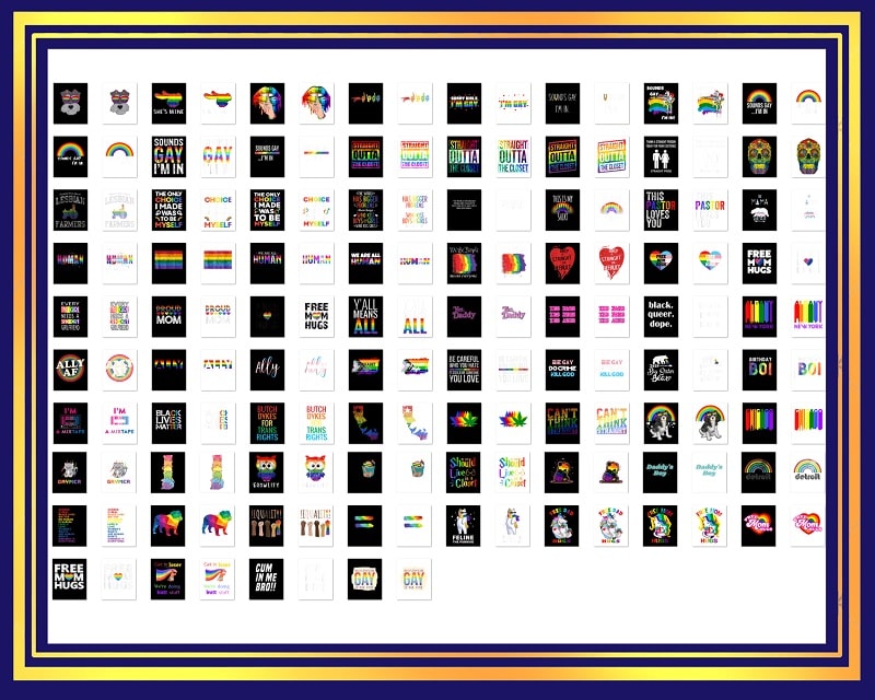 100 LGBT Pride Png bundle, LGBT Lip png, Flag LGBT Png, Rainbow Png, Bisexual Lesbian Png, Be Proud Be Fabulous, Gay Png, Digital Download 996289213