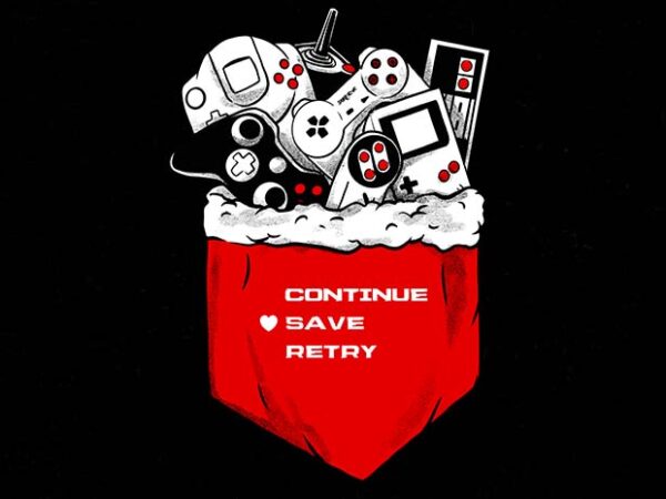 Save console t shirt template vector