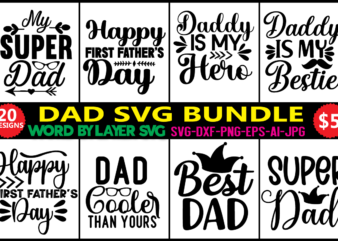 Dad Svg Bundle, Father’s Day Svg Bundle, Dad Quotes Svg, Png Clipart Cut File For Cricut,Dad Svg Bundle, Dad Svg, Fathers Day Svg Bundle, Fathers Day Svg, Funny Dad Svg, t shirt vector illustration