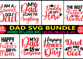 Dad Svg Bundle, Father’s Day Svg Bundle, Dad Quotes Svg, Png Clipart Cut File For Cricut,Dad Svg Bundle, Dad Svg, Fathers Day Svg Bundle, Fathers Day Svg, Funny Dad Svg, t shirt vector illustration