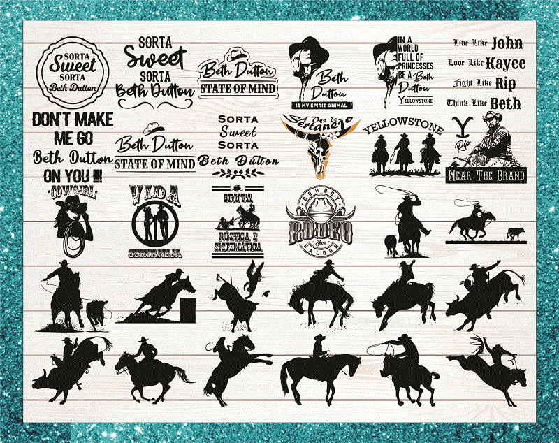 Combo 100+ Yellowstone SVG Bundle, Beth Dutton Svg, Tv Shows Svg, Yellowstone svg png dxf, Cricut File, Clip Art, Digital Download CB1019134239