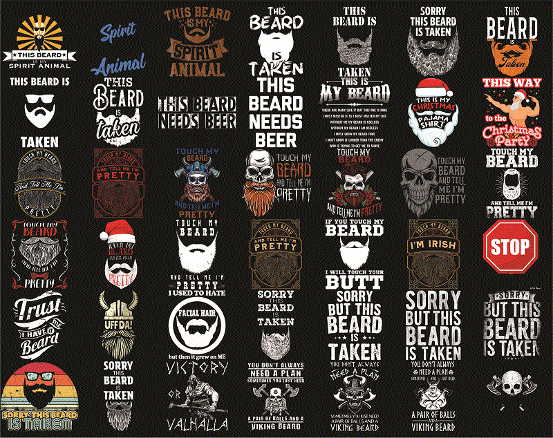 Beard PNG Bundle, Gentleman Beard, Color Beard, Skull Love, Father’s Day Png, Papa Png, Happy Fathers Day, Digital Download 1008413350