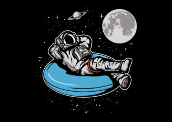 ASTRONAUT CHILL IN SPACE