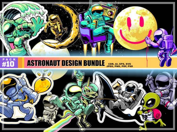 Astronaut design bundle part 10