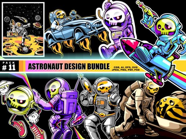 Astronaut design bundle part 11
