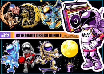 Astronaut Design Bundle Part 7