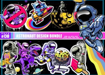 Astronaut Design Bundle Part 8