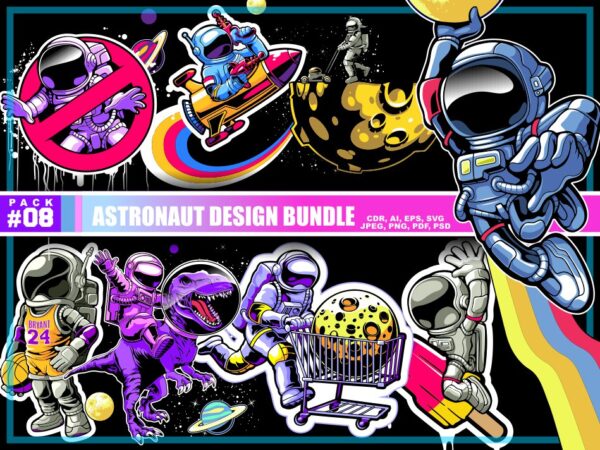 Astronaut design bundle part 8