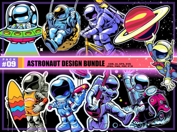 Astronaut design bundle part 9
