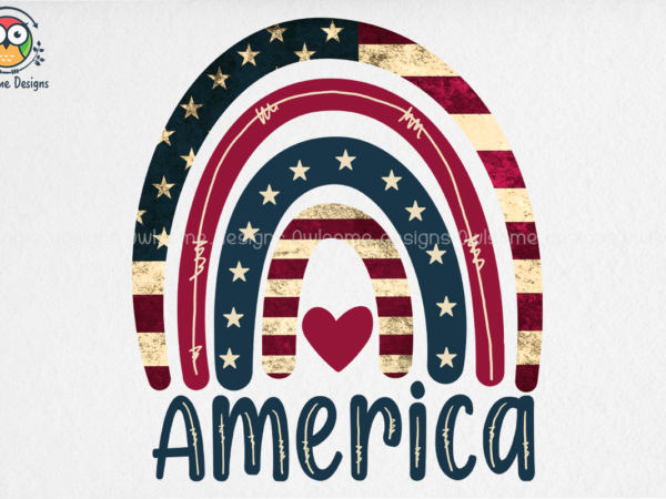 America sublimation design