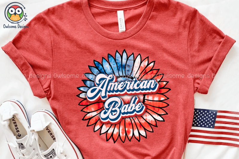 American Babe Sublimation Design