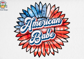 American Babe Sublimation Design
