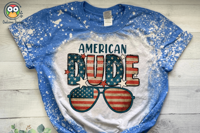 American Dude Sublimation Design