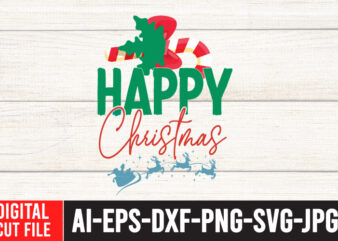 Happy Christmas T-Shirt Design ,Happy Christmas SVG Cut File , Christmas Vector Tshirt, Christmas SVG Bundle , Christmas SVG bUnlde 20 , Christmas SVG Cut File , Christmas SVG Design