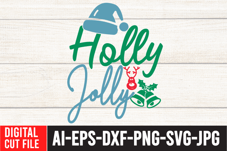 Holly Jolly Tshirt Design ,Holly Jolly SVG Cut File , Christmas SVG Quotes , Christmas SVG Bundle ,Christmas SVG Bundle Quotes Free , Christmas svg bundle, christmas svg bundle quotes