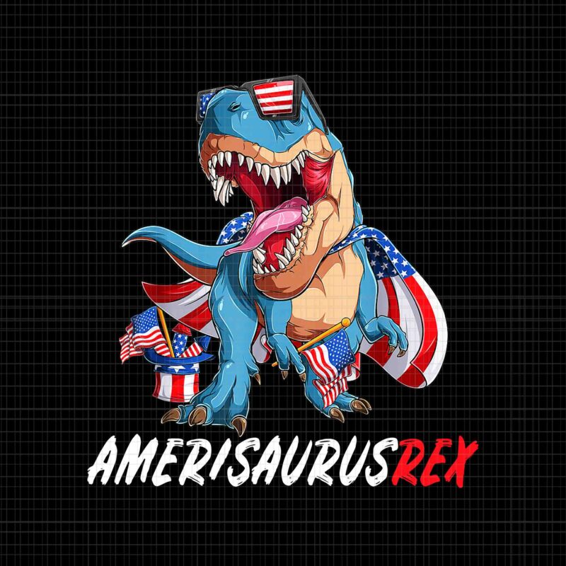 4th Of July T-Rex America Dinosaur Independence Day Patriot USA Png, Dinosaur America Flag Png, America T-Rex Png, Dinosaur 4th Of July Png,