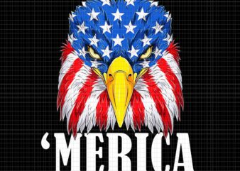4th July Egale Merica America Independence Day Patriot USA Png, 4th July Egale Merica Png, Egale Flag USA Png, Egale 4th Of July