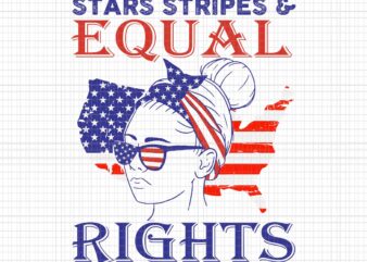 Retro Pro Choice Feminist Stars Stripes Equal Rights Svg, Pro Choice Svg, Stars Stripes Equal Rights Svg Svg, 4th Of July Svg, t shirt design online