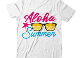 Aloha Summer SVG Cut FIle , Aloha Summer Tshirt Design , Summer vector tshirt design,summer svg design,summer svg bundle, summer tshirt bundle,summer t shirt design bundle,summer svg bundle,summer svg bundle