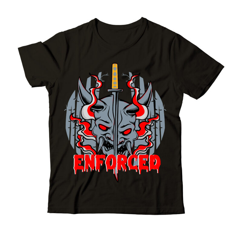 Enforced vector Tshirt Design On Sale