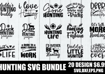 hunting svg bundle