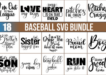 BaseBall SVG Bundle