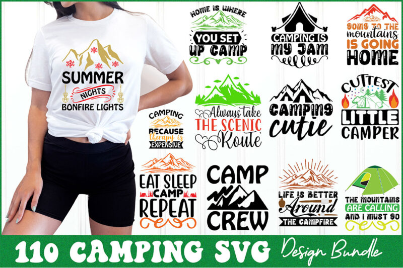 Camping Svg Design Bundle